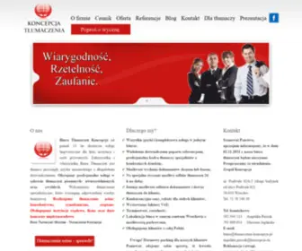 Tlumaczenia-KoncepcJa.pl(Biuro Tłumaczeń) Screenshot