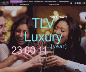 TLvluxury.com(TLV Luxury Pub Crawls) Screenshot