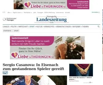 TLZ.de(Thüringische Landeszeitung) Screenshot