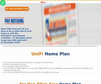 TM-Unifi.net(Unifi Home) Screenshot