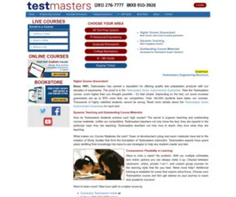 TM.com(TestMasters Official Site) Screenshot