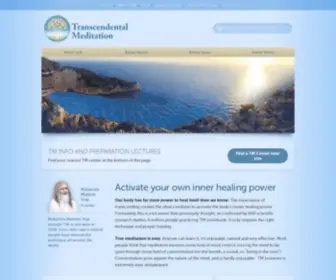 TM.org.nz(Transcendental Meditation) Screenshot