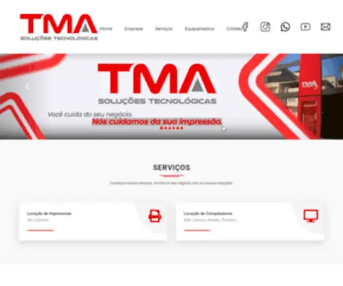 Tmaimpressoras.com.br(Outsourcing de impressão) Screenshot