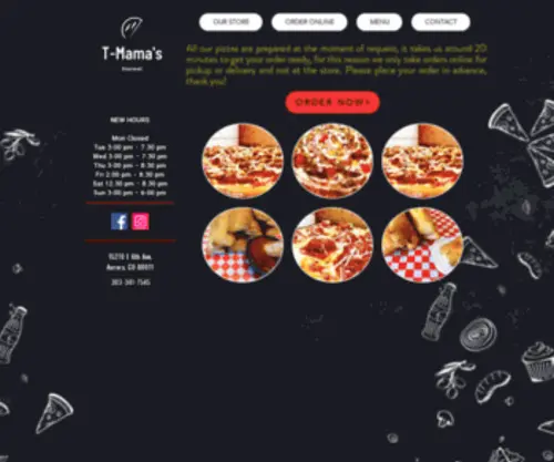 Tmamas.com(Our pizza) Screenshot