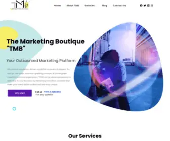 TMB-ME.com(The Marketing Boutique) Screenshot