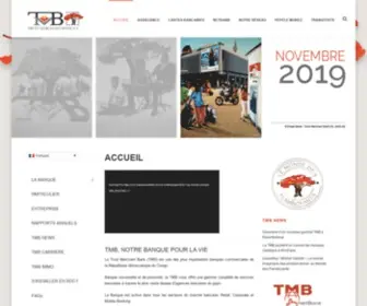 TMB.cd(Le site officiel de la Trust Merchant Bank) Screenshot