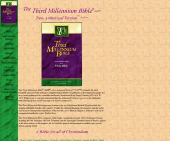 Tmbible.com(Third Millennium Bible (TMB)) Screenshot