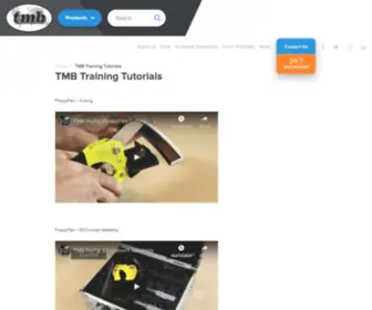 TMBtraining.com(TMB Training Tutorials) Screenshot