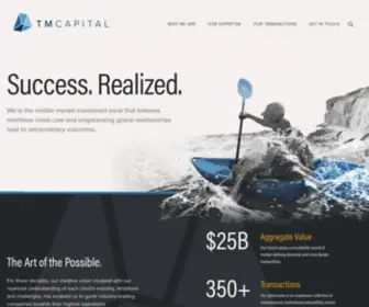 Tmcapital.com(We’re the middle market investment bank) Screenshot