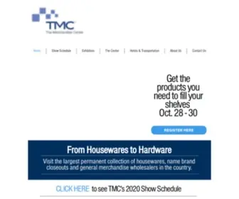 Tmcexpo.com(TMC The Merchandise Center) Screenshot