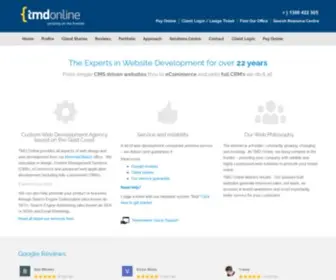 Tmdonline.com.au(TMD Online) Screenshot