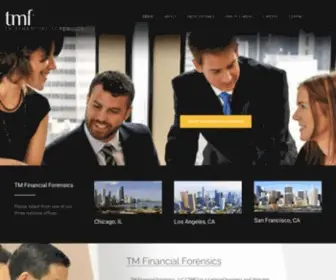 Tmfin.com(TM Financial Forensics (TMF) is a national business and disputes consulting firm specializing in financial) Screenshot