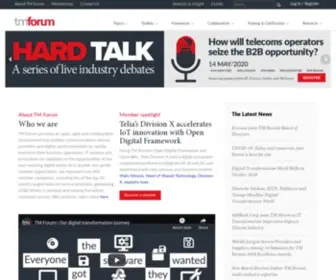 Tmforum.org(TM Forum) Screenshot