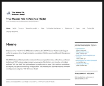 TMfrefmodel.com((a DIA Document & Records Management Community project)) Screenshot