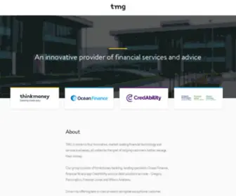 TMG.co.uk(An innovative provider of financial services and advice) Screenshot