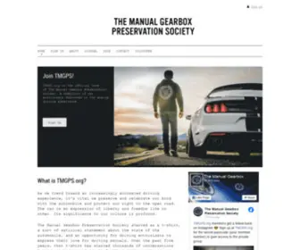 TMGPS.org(The Manual Gearbox Preservation Society) Screenshot