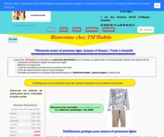 Tmhabits-Quimper.fr(Vêtement) Screenshot