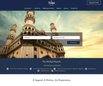 TMHgroup.in(Taj Mahal Hotels) Screenshot