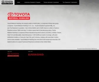 TMhna.com(Toyota Material Handling North America) Screenshot