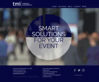 Tmiexpos.com(Tradeshow Multimedia) Screenshot