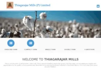 Tmills.com(Thiagarajar Mills) Screenshot