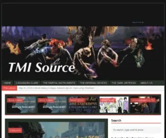 Tmisource.com(Your source for Shadowhunters and Cassandra Clare) Screenshot