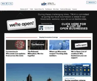 TMJ4.com(Milwaukee, Wisconsin News, Weather, Sports and Traffic) Screenshot
