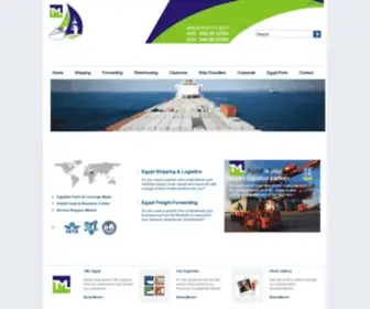 TML-E.com(TML Maritime & Logistics in Egypt) Screenshot