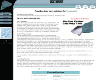 TMLstore.com(Providing third party solutions for Terramodel) Screenshot