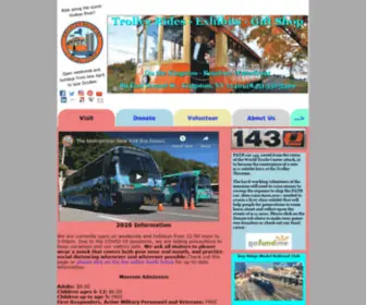 TMNY.org(Trolley Museum of New York Trolley Museum of New York) Screenshot