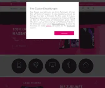 Tmobile.de(Mobilfunk, Festnetz & Internet, TV Angebote) Screenshot