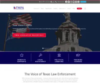 Tmpa.org(The Voice of Texas Law Enforcement) Screenshot