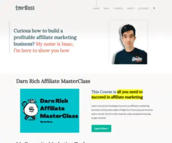 TMrboss.com(Build an Affiliate Marketing Business) Screenshot