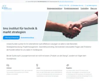TMS-Institut.de(Projektmanagement & Geschäftscontrolling) Screenshot