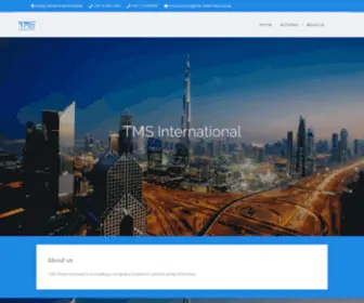 TMS-International.ae(TMS International) Screenshot