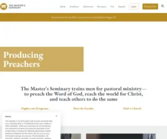 TMS.edu(The Master's Seminary) Screenshot