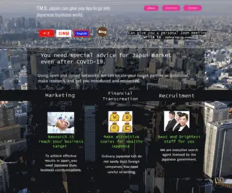 TMSJP.com(Business engagement in Tokyo) Screenshot