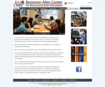 TMslab.org(Berenson-Allen Center for Noninvasive Brain Stimulation) Screenshot