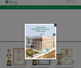 TMsnoidaextension.com(The Millennium School) Screenshot