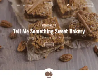 TMSsbakery.com(Tell Me Something Sweet Bakery) Screenshot