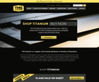 TMstitanium.com(TMS Titanium) Screenshot