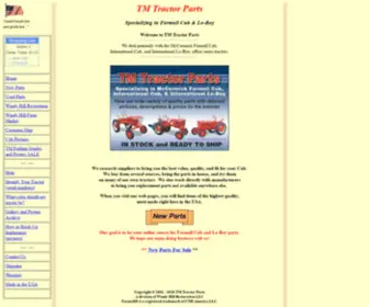 TMtractor.com(TM Tractor Parts Quality New and Replacement Parts for McCormick Farmall Cub) Screenshot