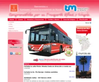 Tmurcia.com(Transportes de Murcia) Screenshot