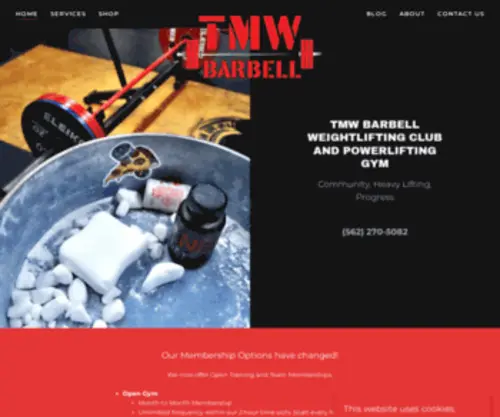 TMwbarbell.com(TMW Barbell) Screenshot