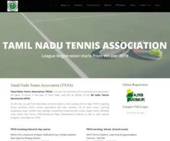 TN-Tennis.com(Tamil Nadu Tennis Association) Screenshot