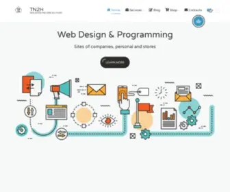 TN2H.com(Web Design and Web Solutions) Screenshot