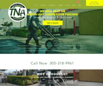 Tnacleans.com(TNA Pressur Cleaning & Detailing Service) Screenshot