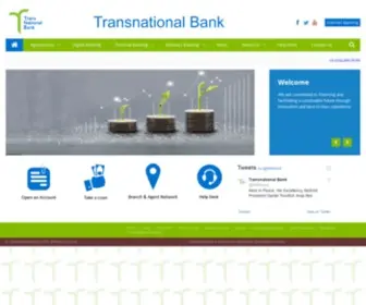 TNBL.co.ke(Transnational Bank) Screenshot