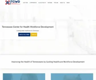 TNCWD.com(Tennessee Center for Health Workforce Development) Screenshot