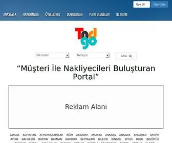 TNdgo.com(Türkiye Nakliyeciler DerneÄi) Screenshot